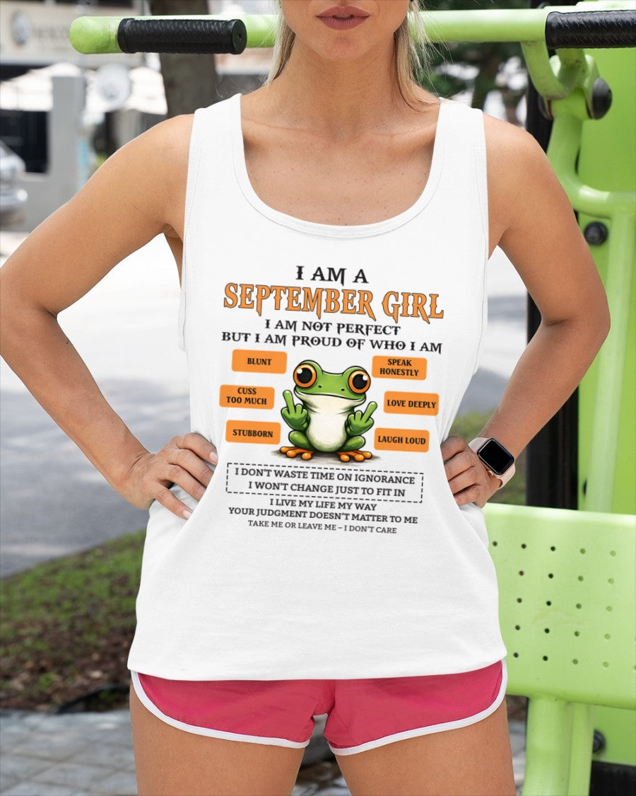 "I AM A SEPTEMBER GIRL" - Birthday Gift For September Girls - FMA SNOW09 (SKU2602-189-09)