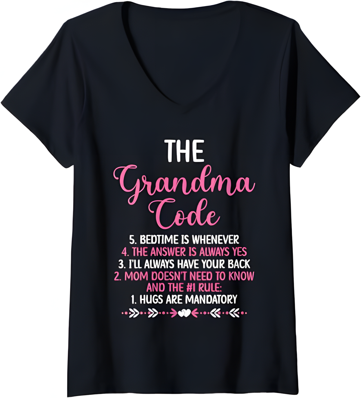 THE GRANDMA CODE T SHIRT - From grandma snow00