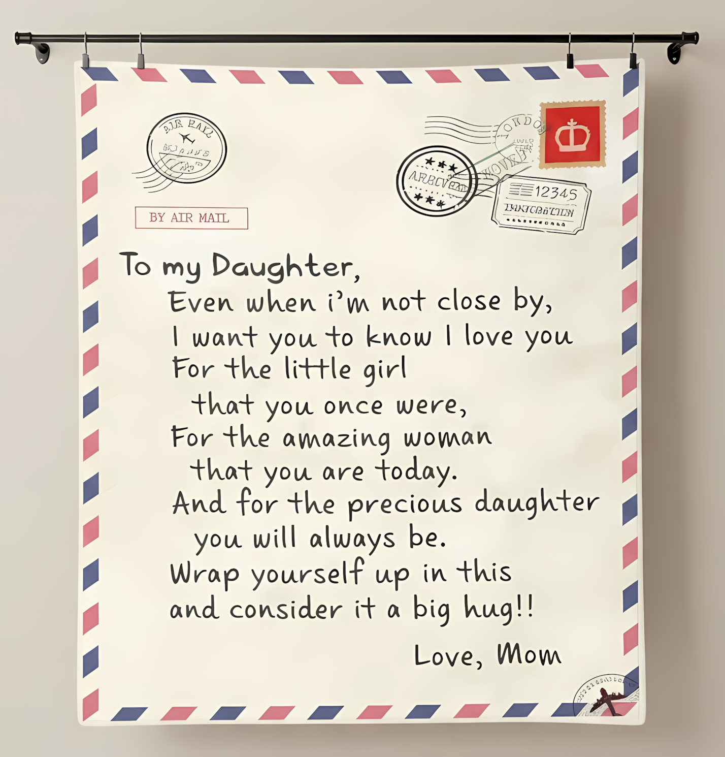 Special Gift For Your Daughter Blanket - From Mom