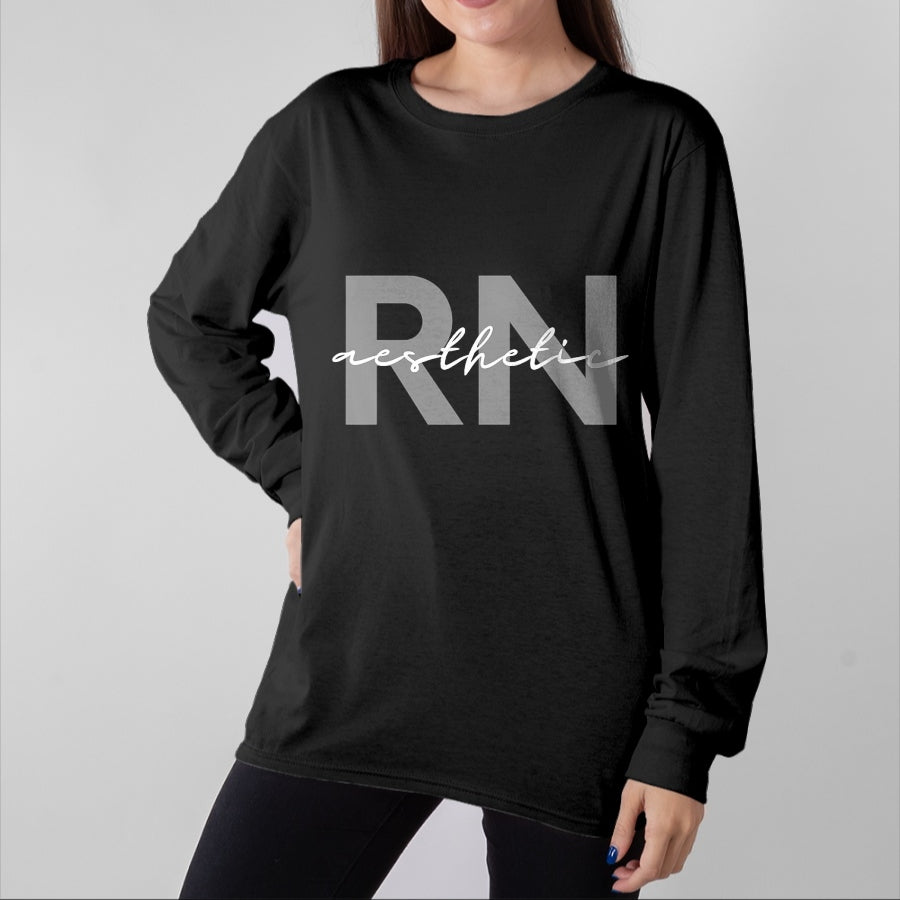 Funny Nurse Shirt, Nurse Unisex T-Shirt/Hoodie/Sweatshirt HLT00 - Aesthetic Nurse Cosmetic RN Registered Nurse Syringe T-Shirt