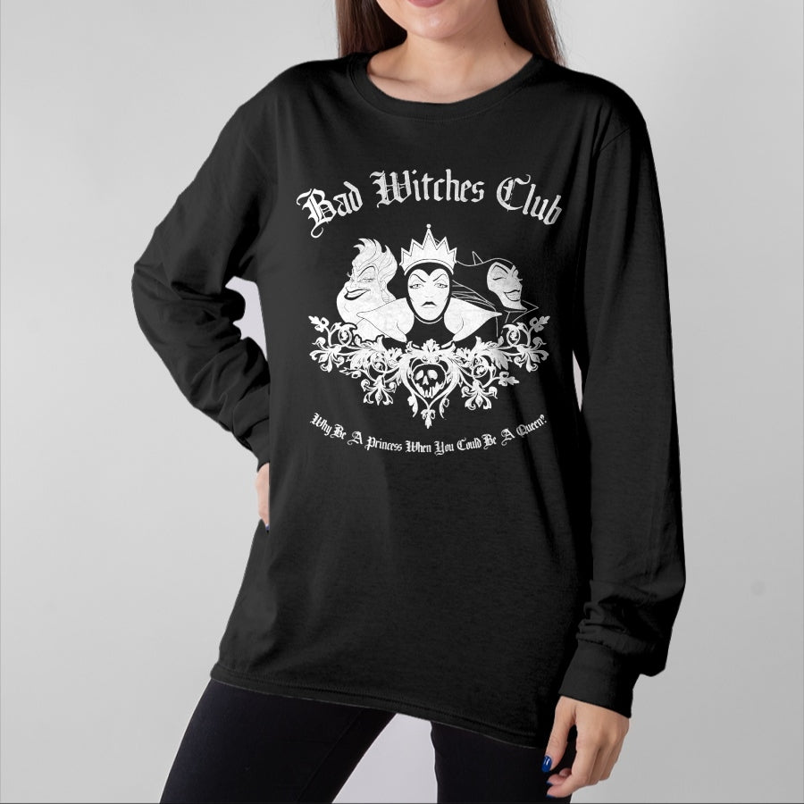 Best Wife Shirt, Wife and Husband Unisex T-Shirt/Hoodie/Sweatshirt HLT00 - Disney Villains Bad Witches Club Group Shot Vintage T-Shirt (1)