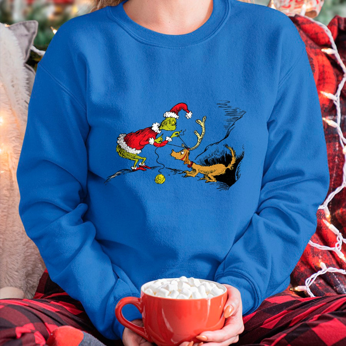 Dr. Seuss Reindeer T-shirt - Christmas Unisex T-Shirt/Hoodie/Sweatshirt - SNOW00