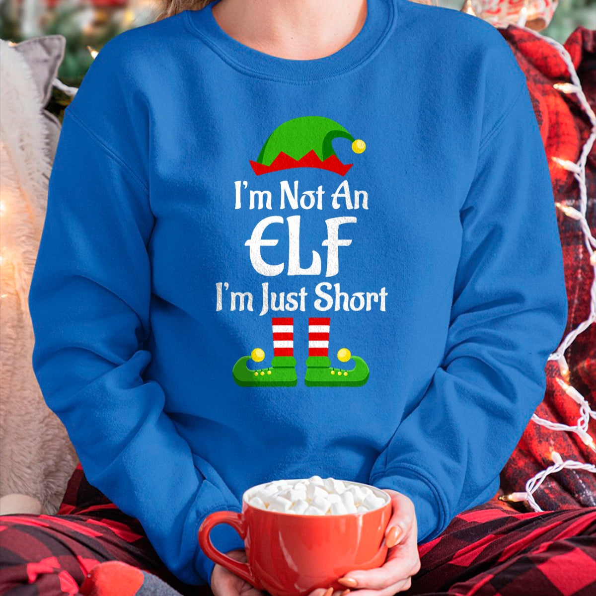 Im Not An Elf Family Christmas Pjs Matching Men Women Kids T-Shirt - Christmas Unisex T-Shirt/Hoodie/Sweatshirt - SNOW00