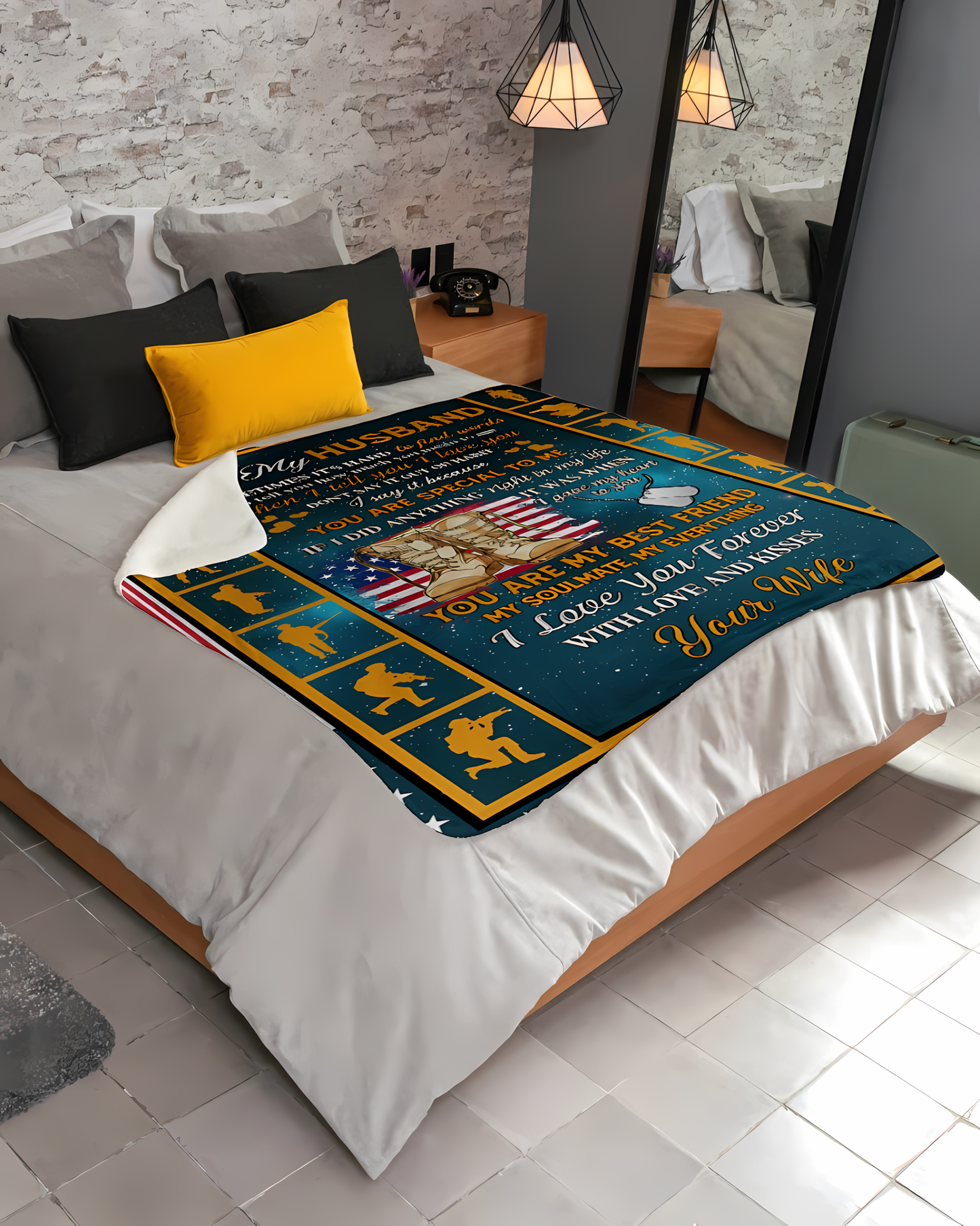 Special Gift For Your Husband Blanket - From Wife