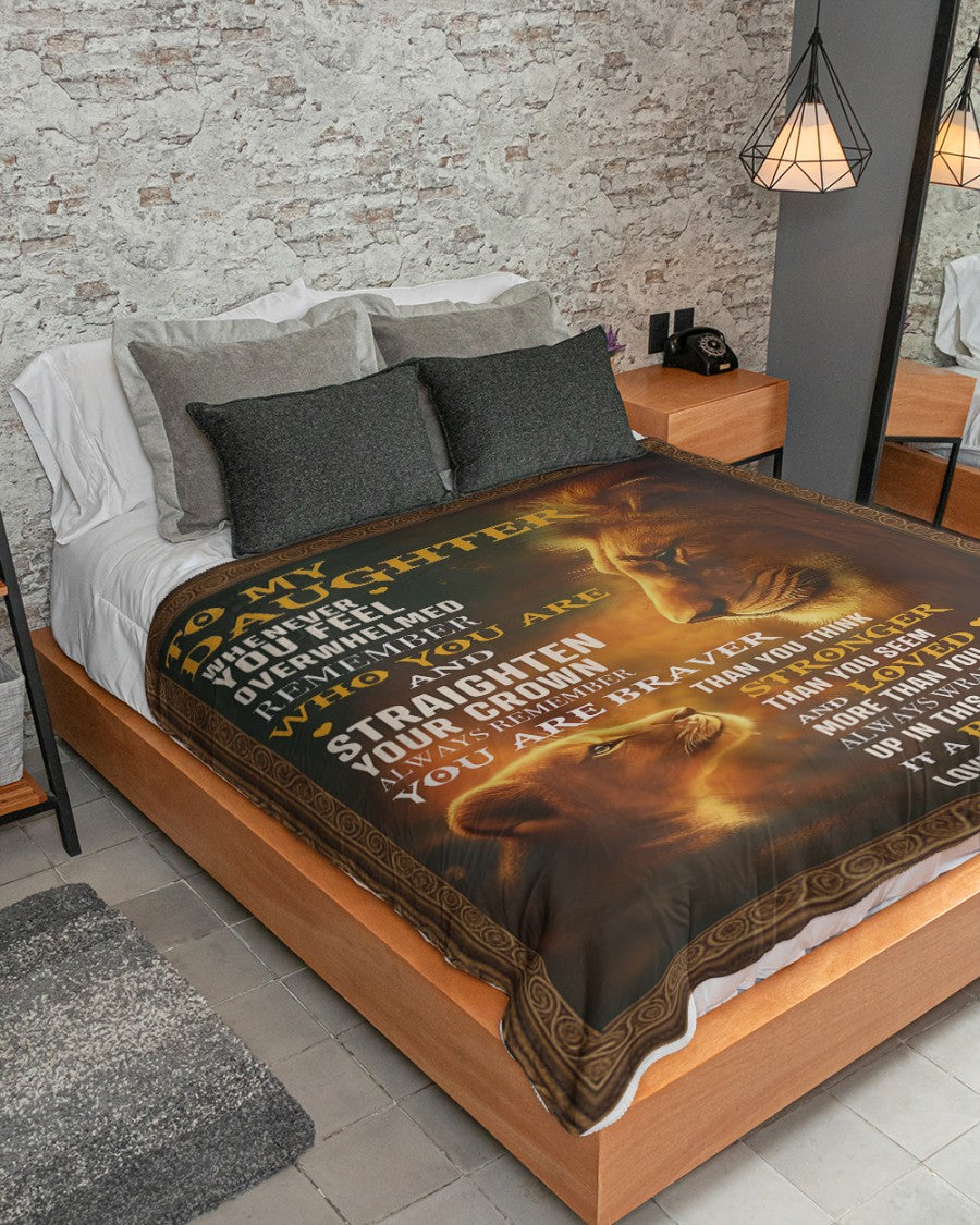 Special Gift For Your Daughter Blanket - From Dad (SKUB12-110)