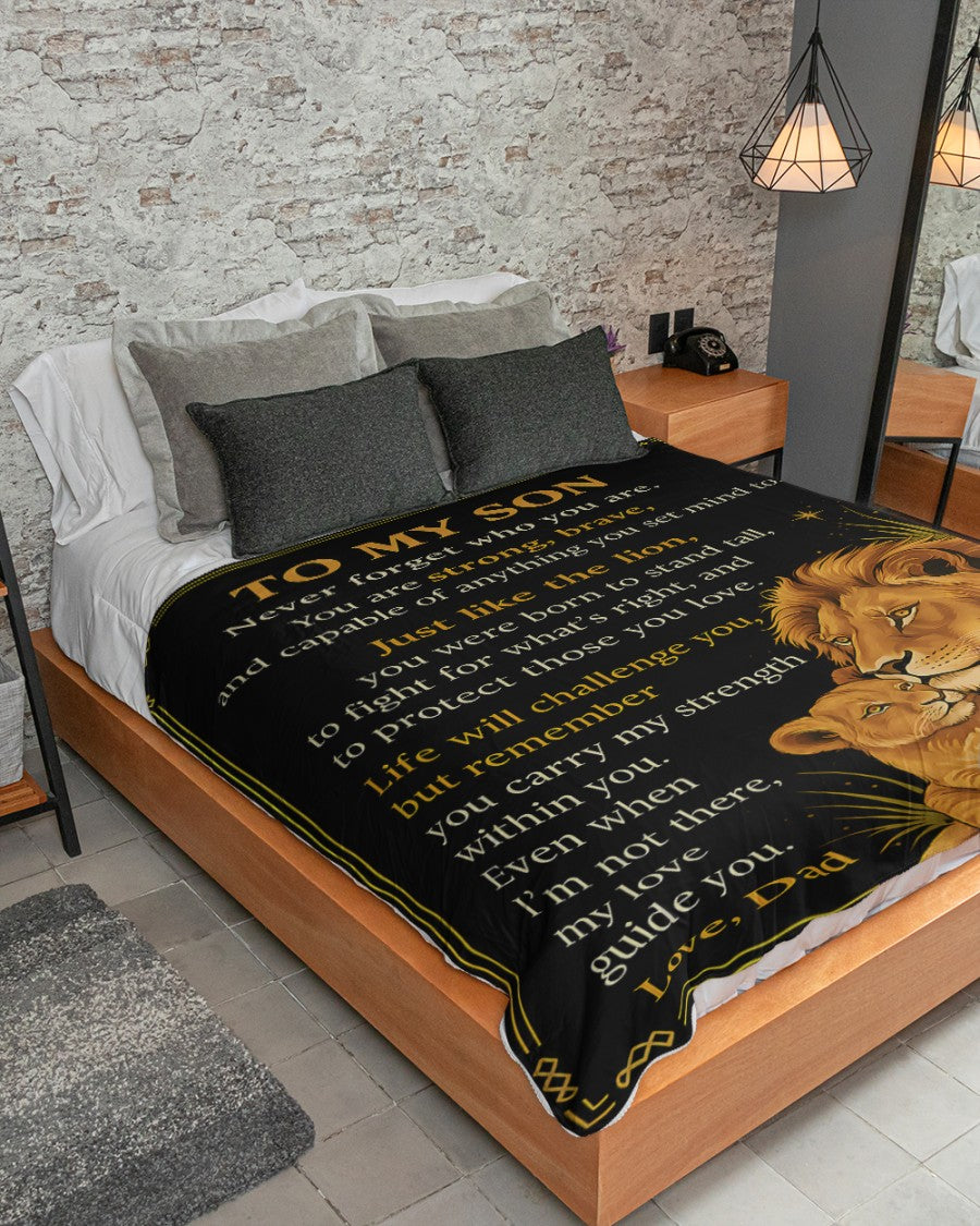 Special Gift For Your son Blanket - From Dad (SKUB-BLK-DAD00)