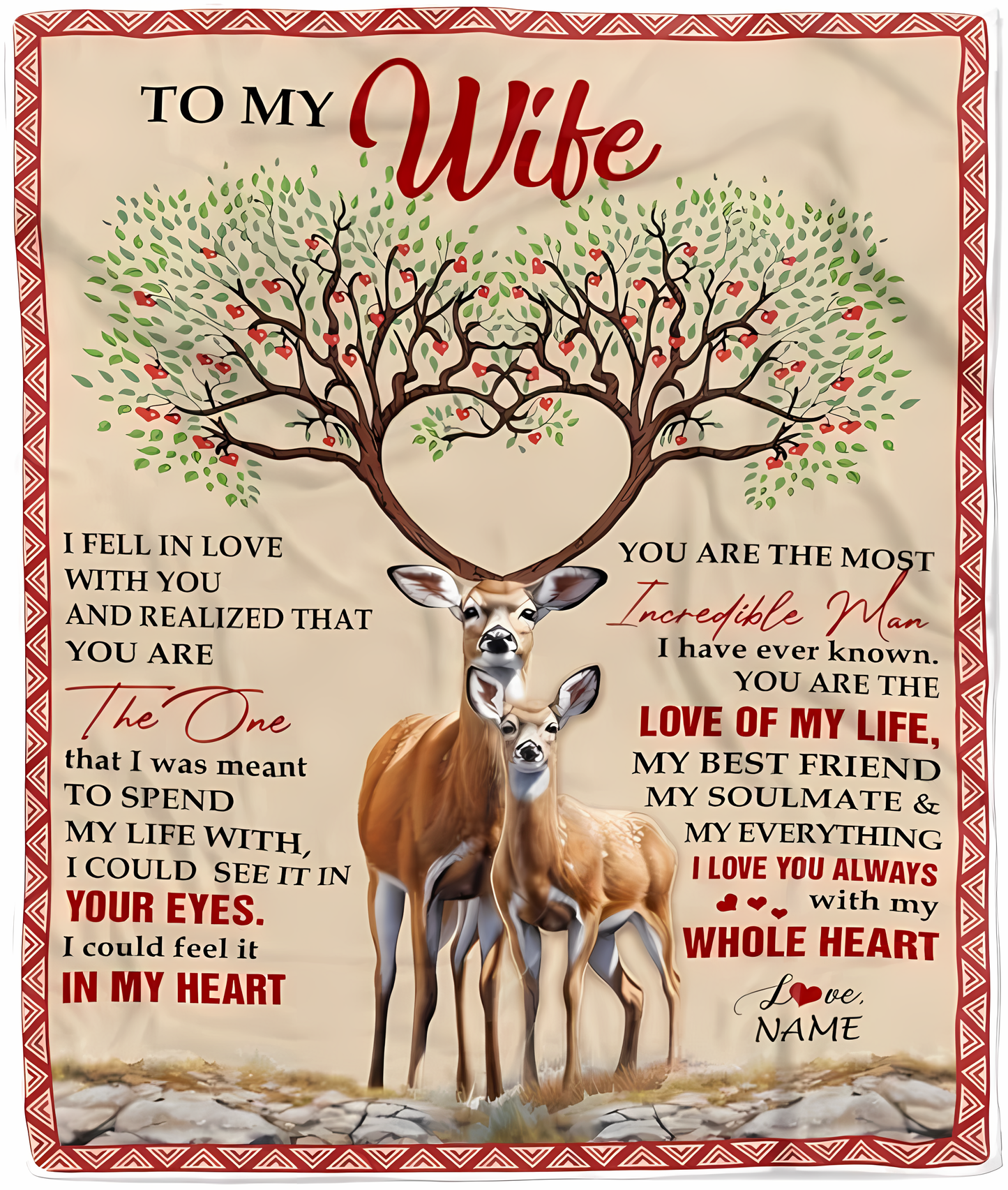 Special Gift For Your Wife Blanket - From Husband