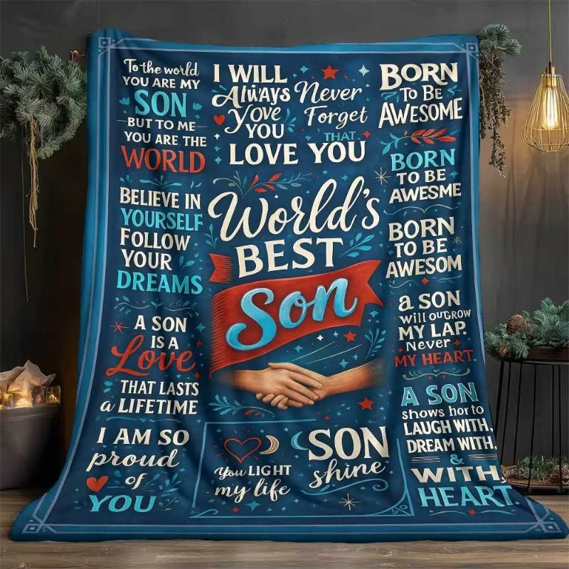 Special Gift For Son-From Dad Blanket