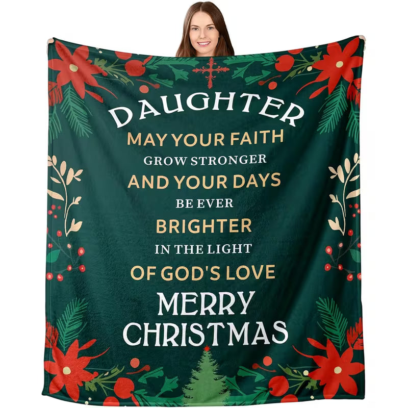 Christmas Gift For Daughter-From Dad Blanket