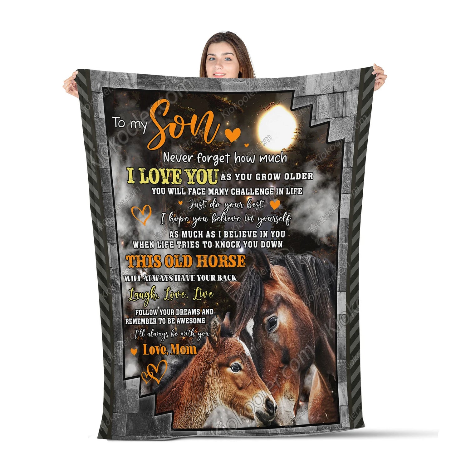 Gift For Your Son Blanket - From Mom