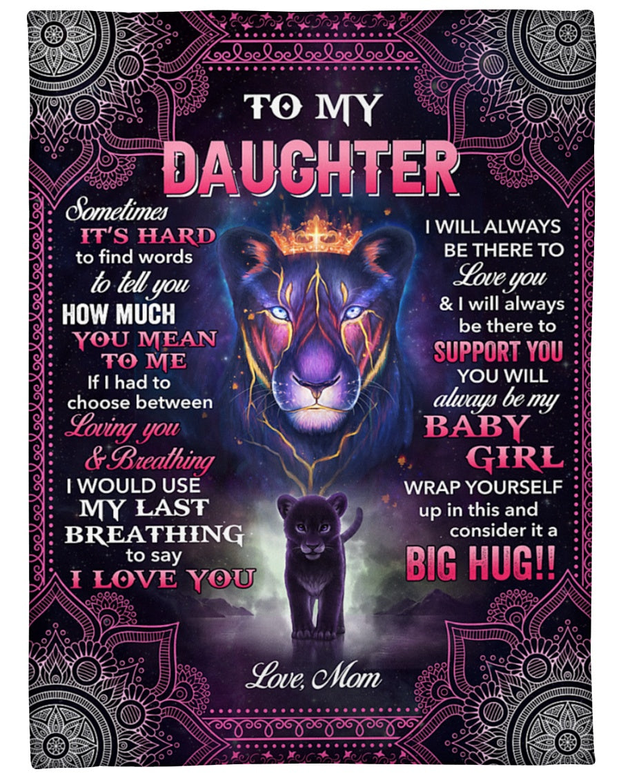 Gift For Your Daughter Blanket - From Mom