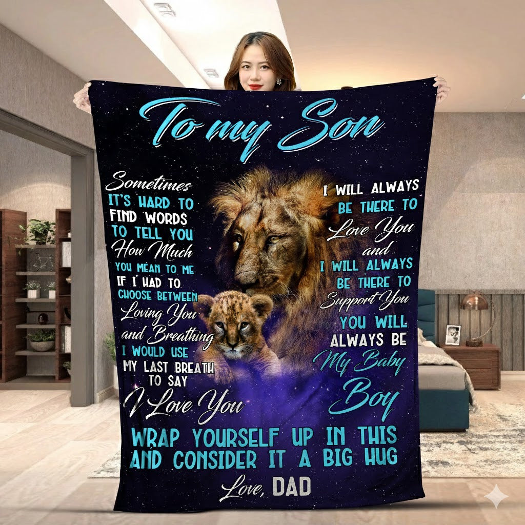 Special Gift For Your Son Blanket - From Dad