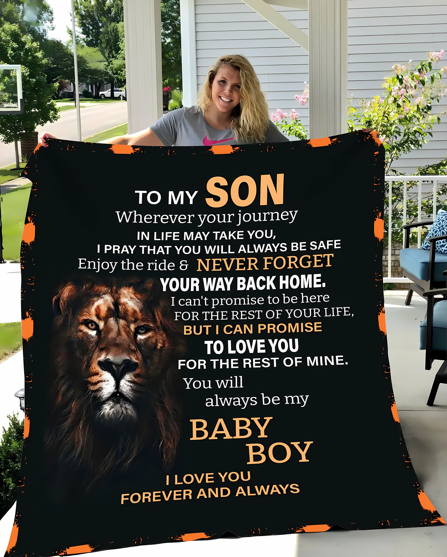 Special Gift For Your Son Blanket - From Mom