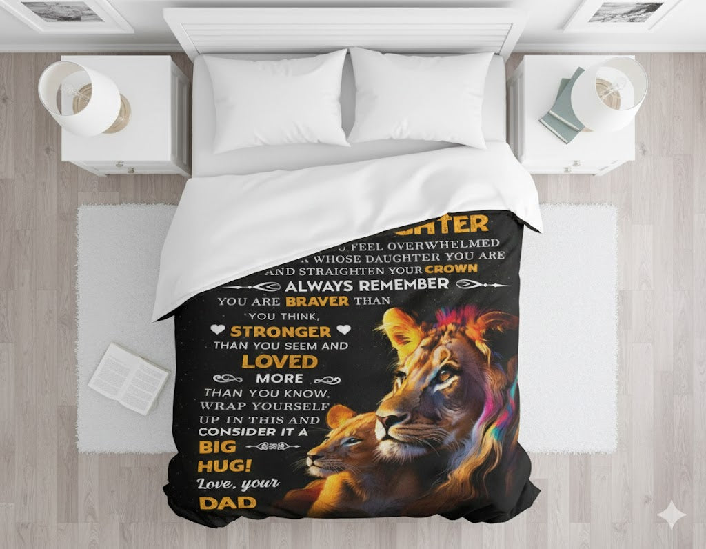 Special Gift For Your Daughter Blanket - From Dad