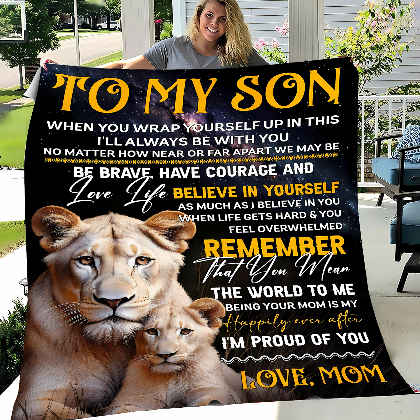 Special Gift For Your Son Blanket - From Mom
