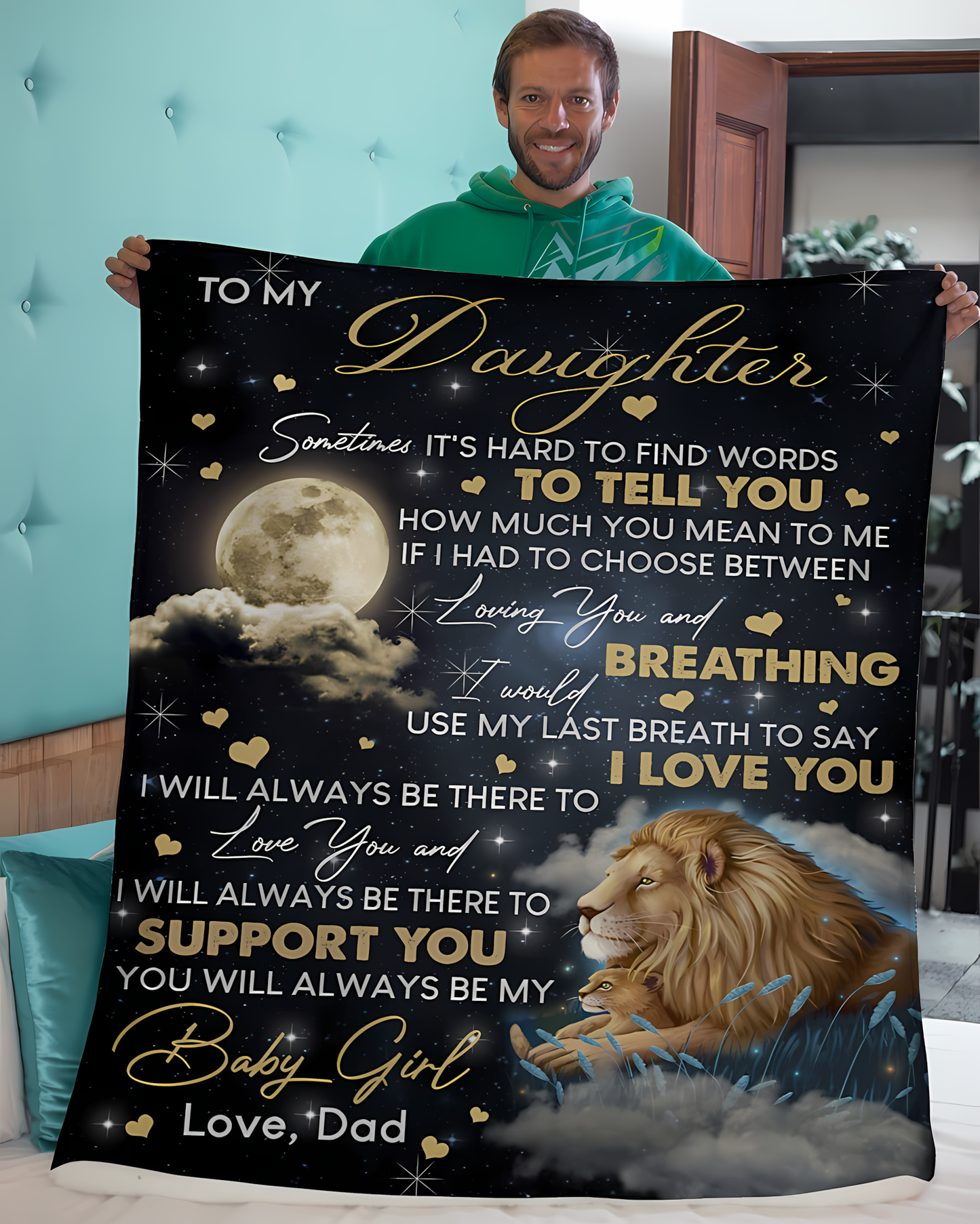 Special Gift For Your Daughter Blanket - From Dad