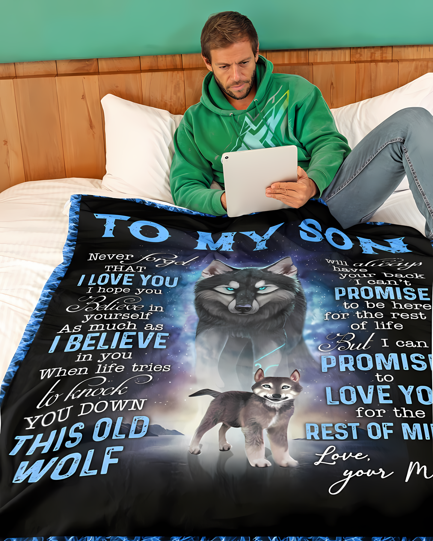 Special Gift For Your Son Blanket - From Mom