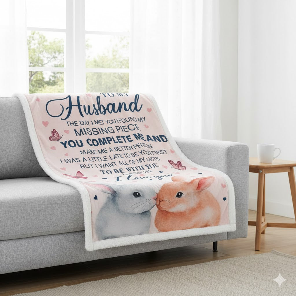 Special Gift For Your Husband Blanket - From Wife