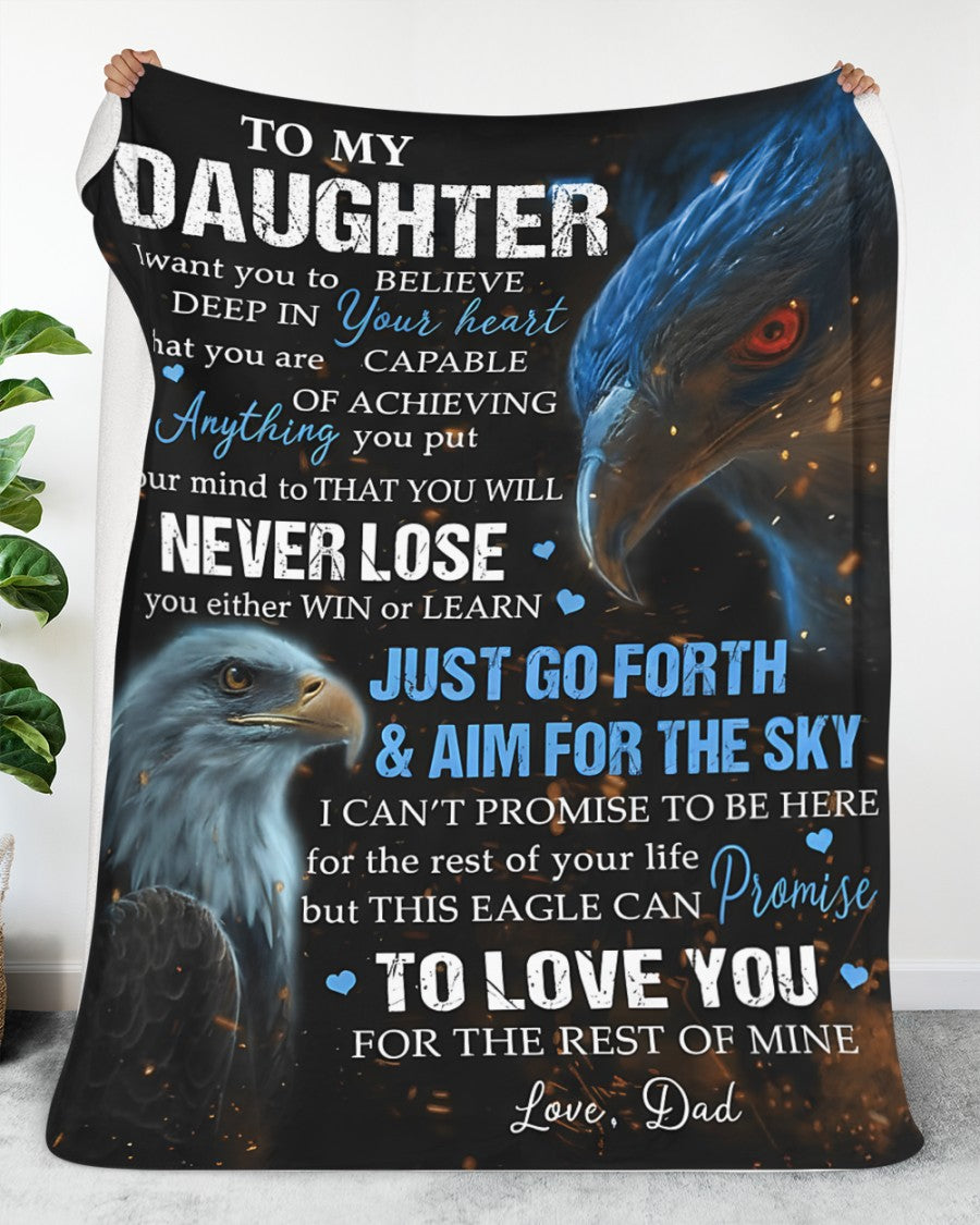 Special Gift For Your Daughter Blanket - From Dad