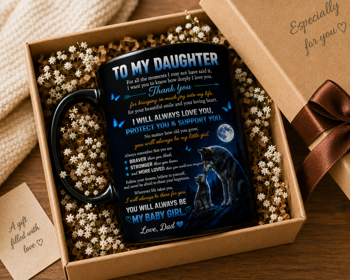 TO DAUGHTER MUG - GIFT FROM DAD (SKU2608-653)