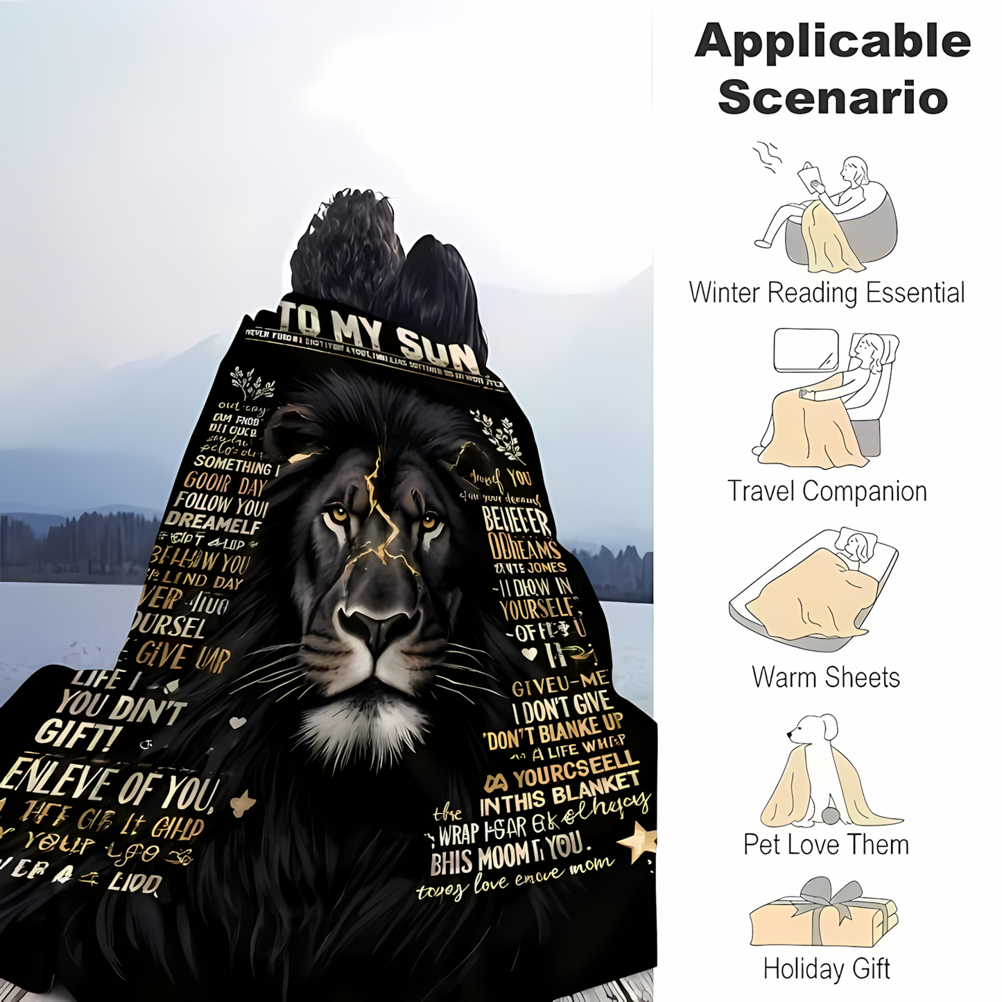 Special Gift For Your Son Blanket - From Mom