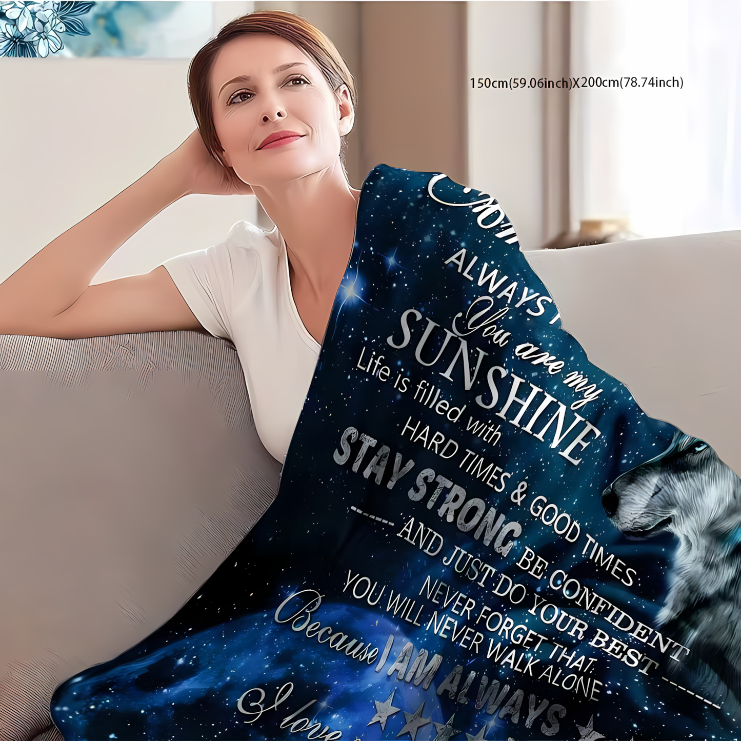 Special Gift For Your Son Blanket - From Mom