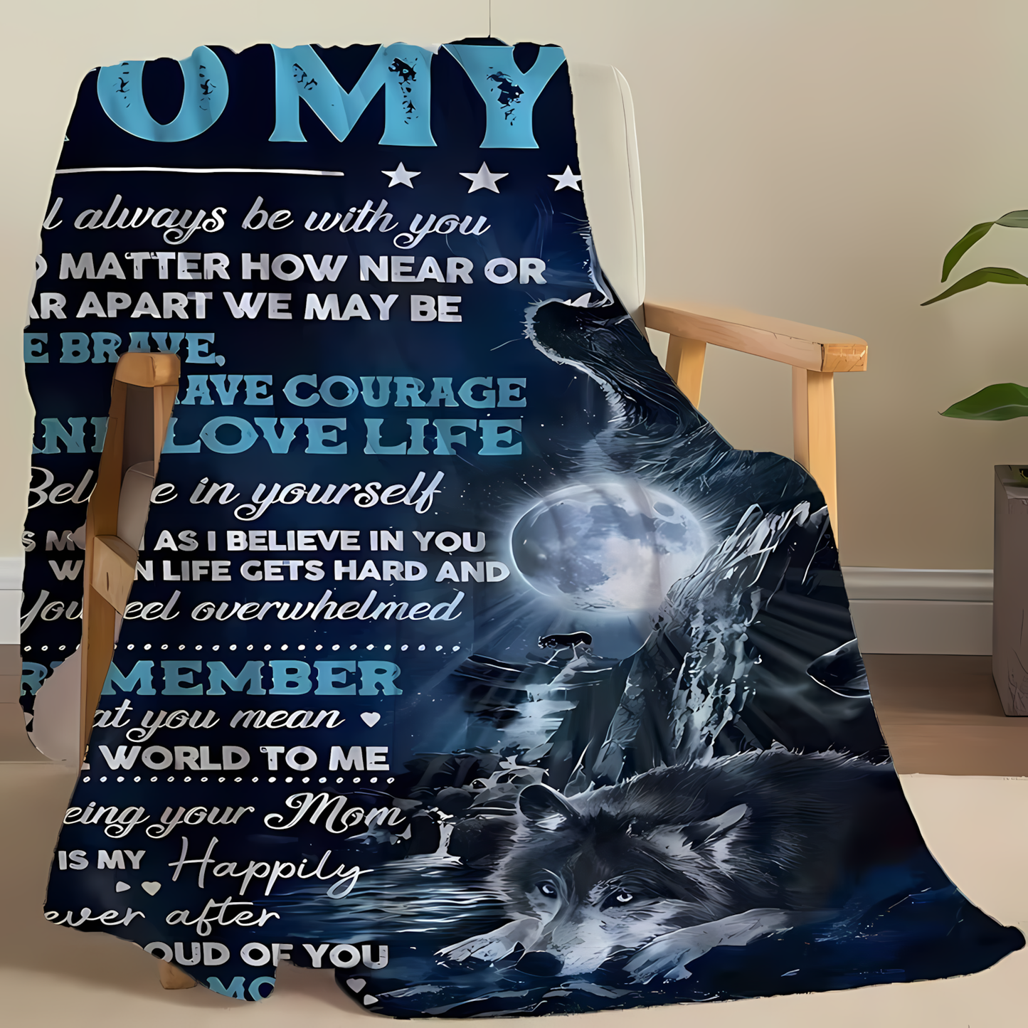 Special Gift For Your Son Blanket - From Mom