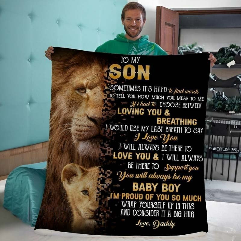 Special Gift For Your Son Blanket - From Dad