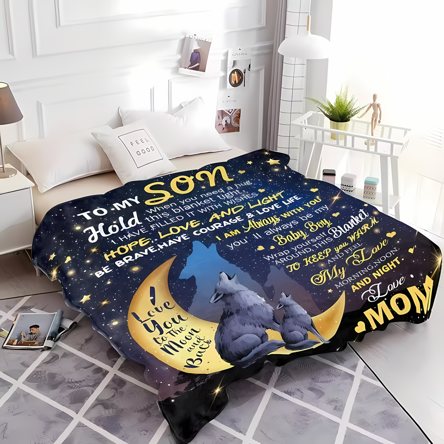 Special Gift For Your Son Blanket - From Mom
