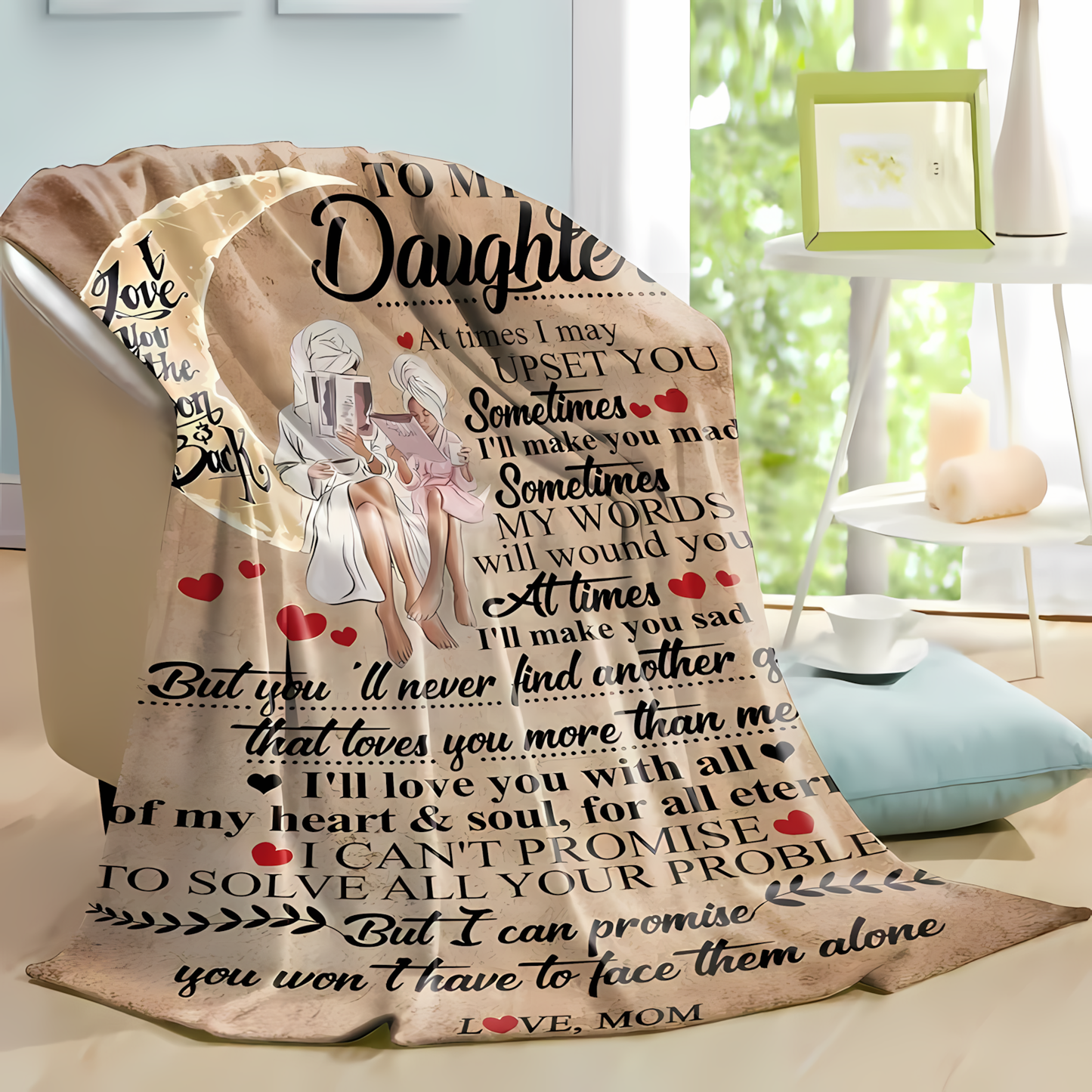 Special Gift For Your Daughter Blanket - From Mom