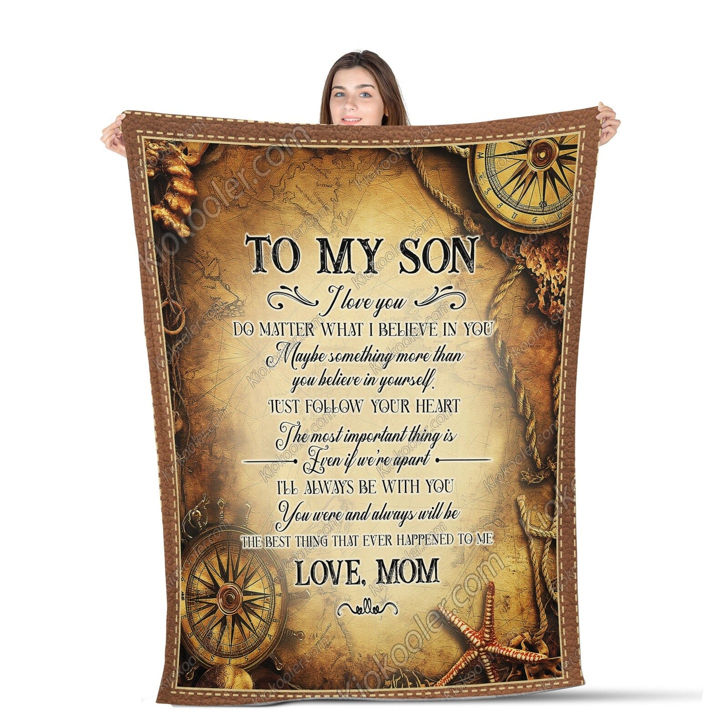 Special Gift For Your Son Blanket - From Mom