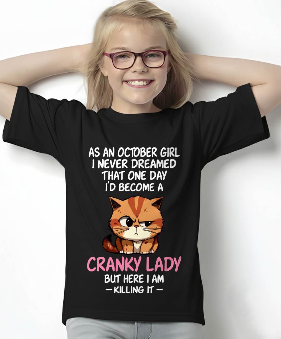 OCTOBER SHIRT, HERE I AM KILLING IT - SNOW10 (SKU2603-265-10)