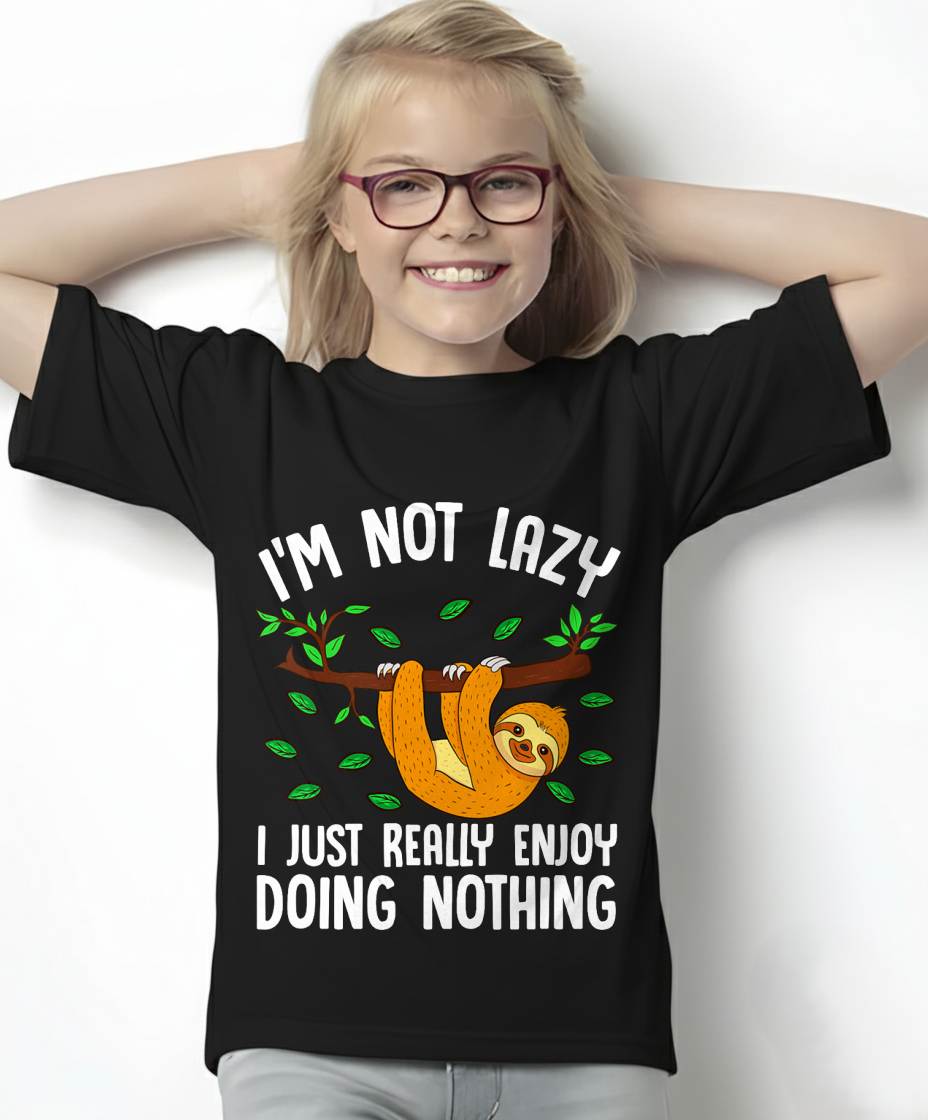 Lazy Sloth On A Tree Doing Nothing T-Shirt