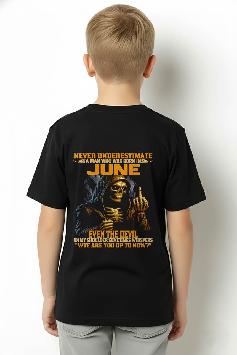 JUNE, EVEN THE DEVIL ON MY SHOULDER SOMETIMES WHISPERS -MALE SNOW06 (SKU12-276-06)