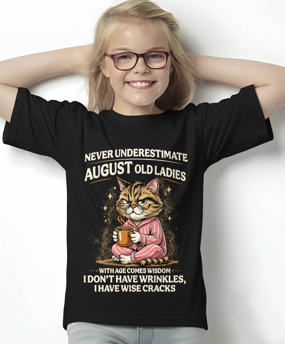 AUGUST SHIRT, With age comes wisdom - FMA SNOW08 (SKU2604-99-08)