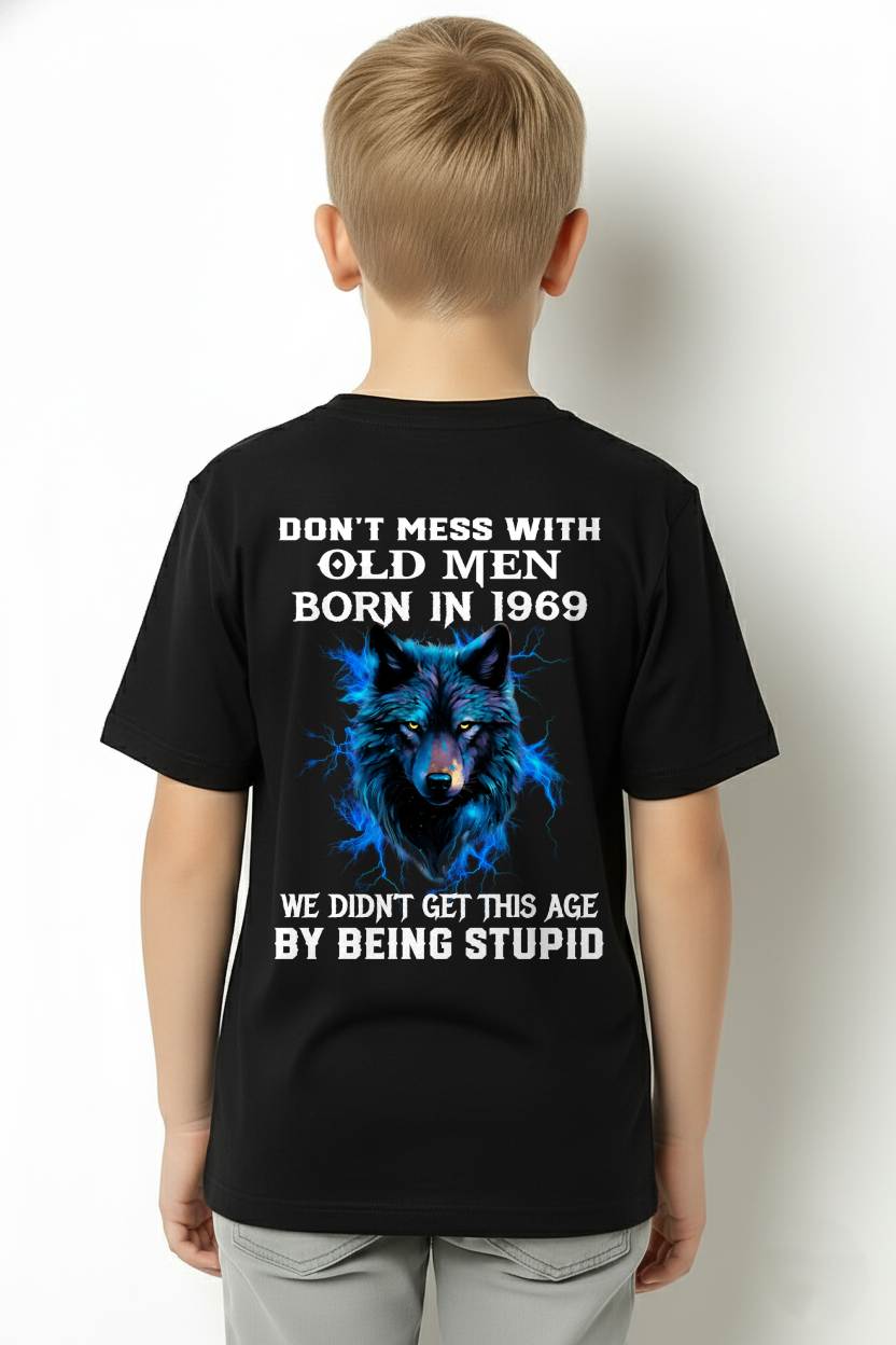 1969 SHIRT, DON'T MESS WITH OLD MEN - SNOW00 (SKU2609-232-1969)