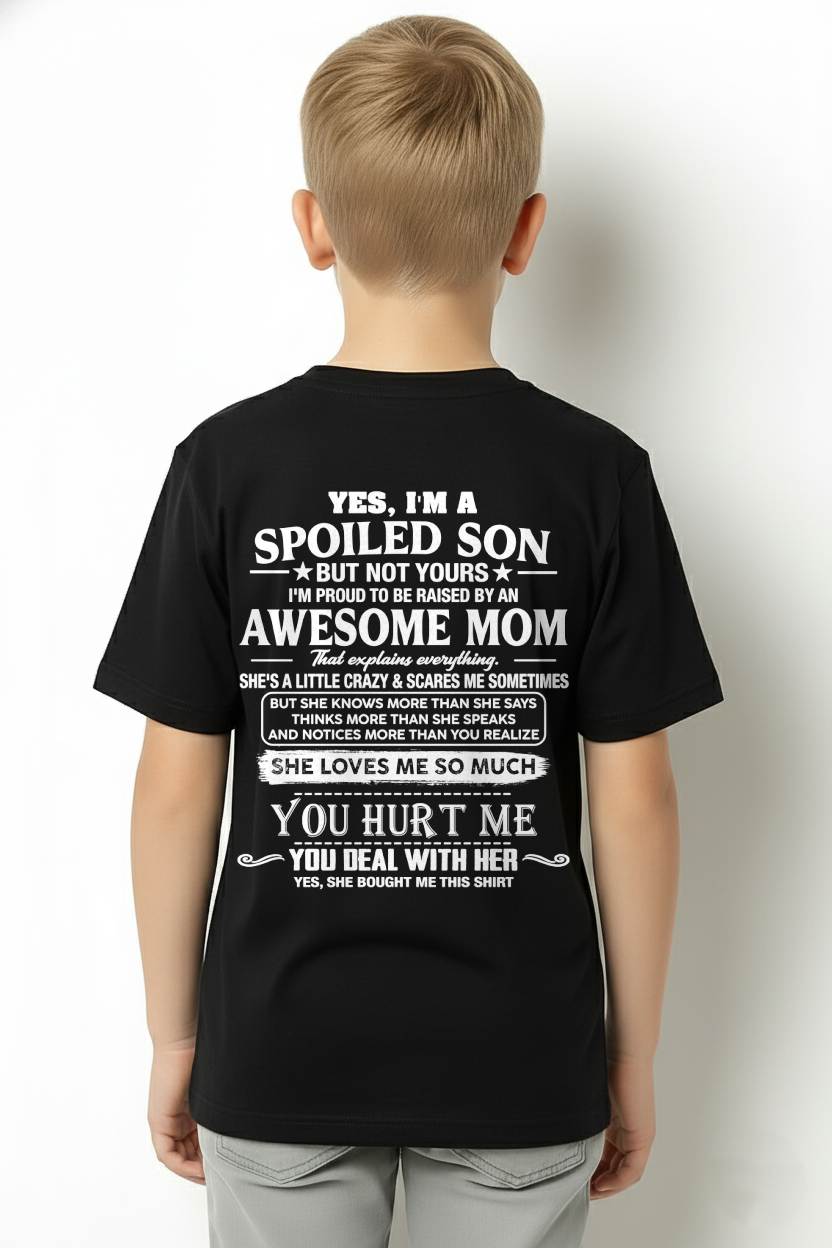 00 SHIRT, I'M PROUD TO BE RAISED BY AN AWESOME MOM - GIFT T SHIRT FROM MOM TO SON - SNOW00 (SKU2605-20-00)