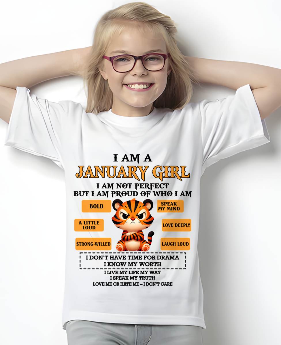 JANUARY SHIRT, I AM PROUD OF WHO I AM - FMA SNOW01 (SKU2603-294-01)