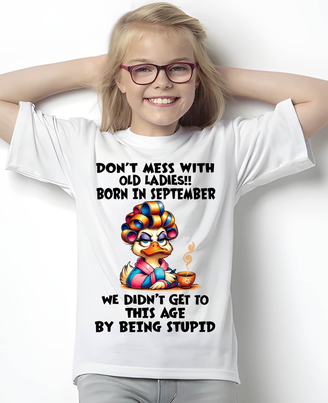 SEPTEMBER SHIRT, DON’T MESS WITH OLD LADIES - FMA SNOW09 (SKU2604-30-09)