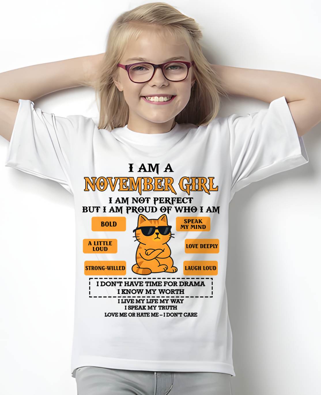 NOVEMBER SHIRT, I AM PROUD OF WHO I AM - FMA SNOW11 (SKU2603-292-11)