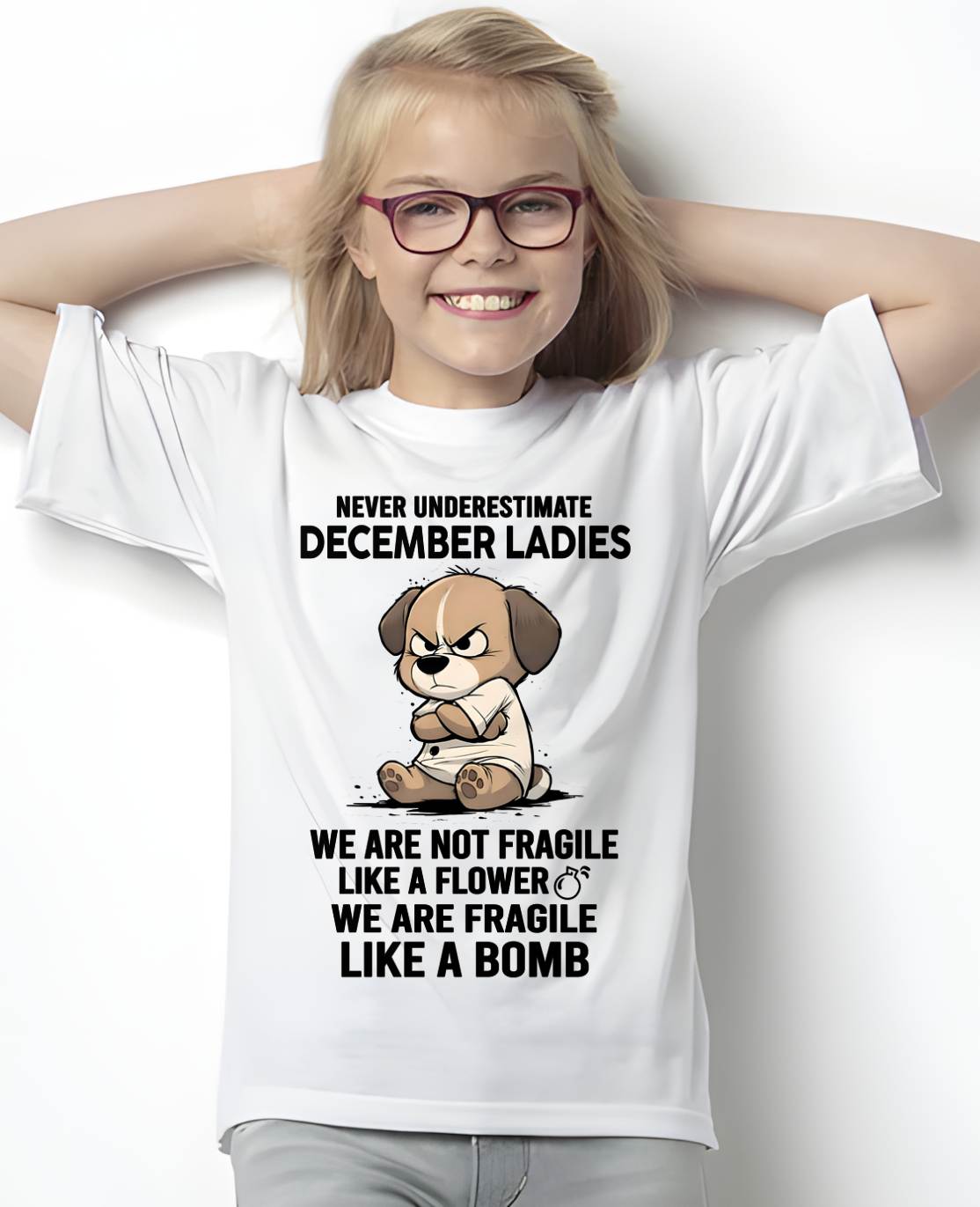 DECEMBER SHIRT, WE ARE FRAGILE LIKE A BOMB - FMA SNOW12 (SKU2603-351-12)