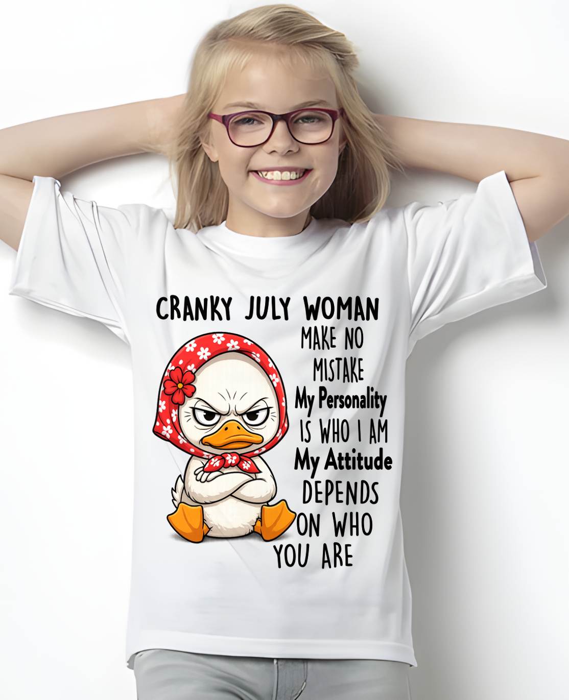 JULY SHIRT, MY PERSONALITY IS WHO I AM - SNOW07 (SKU2605-266-07)