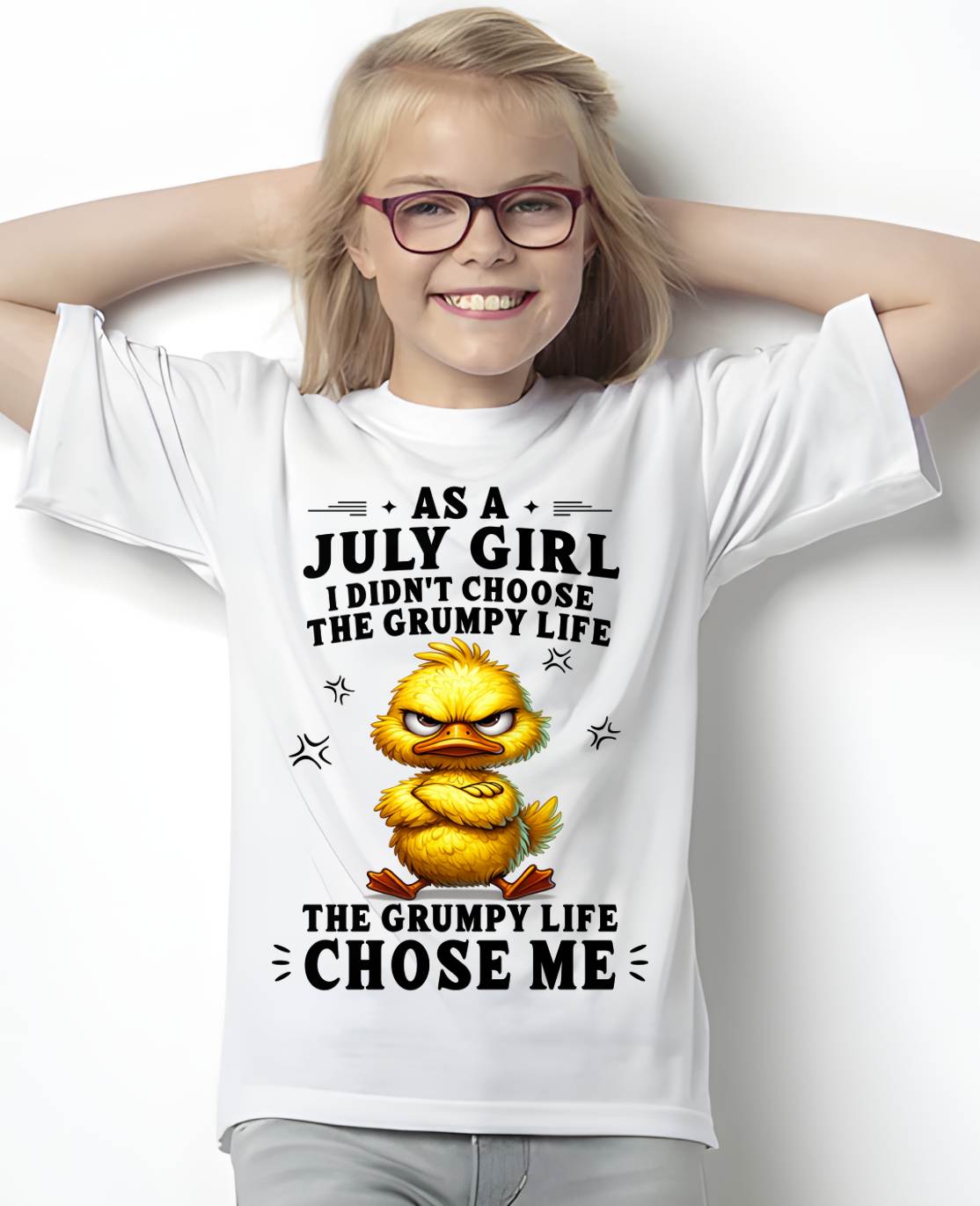 JULY SHIRT THE GRUMPY LIFE CHOSE ME - SNOW07 (SKU2605-72-07)