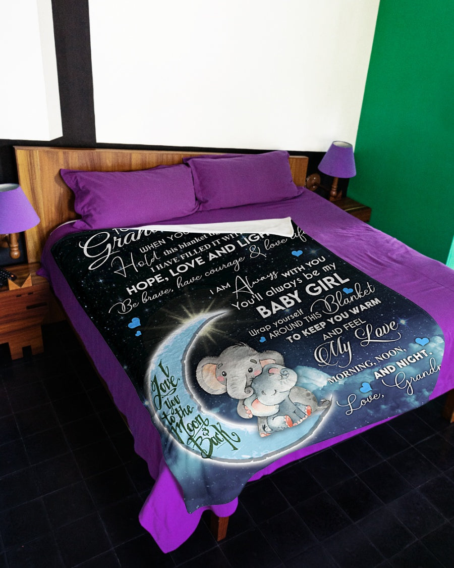 Special Gift For Your Granddaughter Blanket - From Grandma (SKUB06-85)