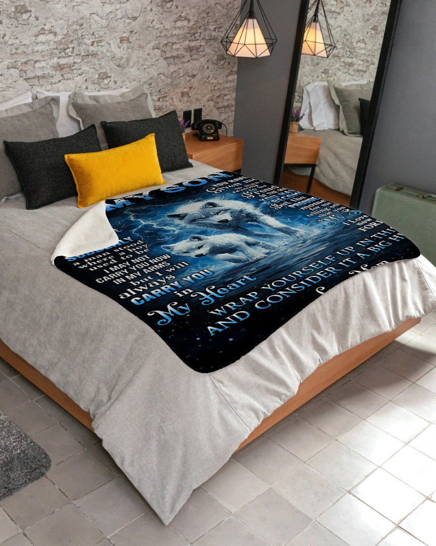 Special Gift For Your Son Blanket - From Mom (SKUB11-131)