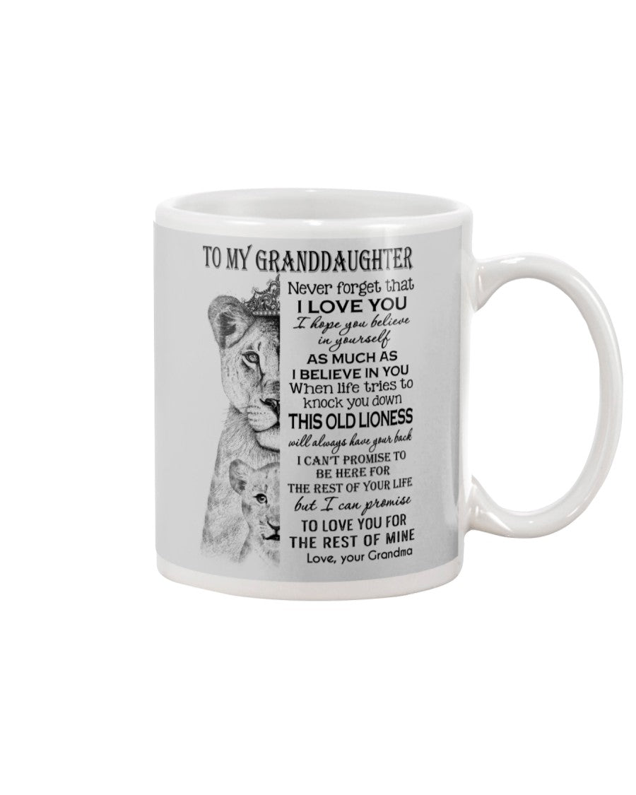 TO GRANDDAUGHTER MUG 04 - GIFT FROM GRANDMA - snow00