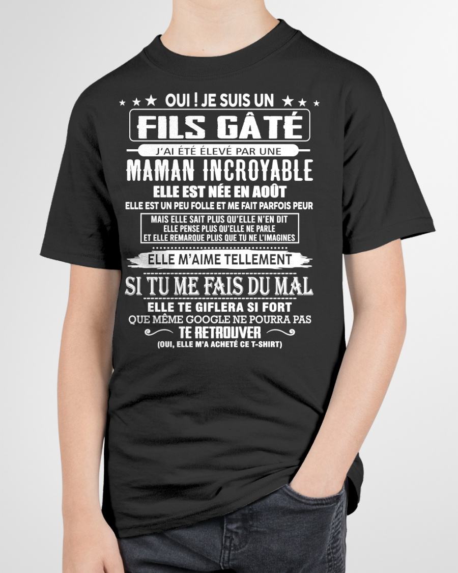 AOÛT - FILS GÂTÉ – CADEAU DE MAMAN - SNOW08 (SKU26T-0172-08)