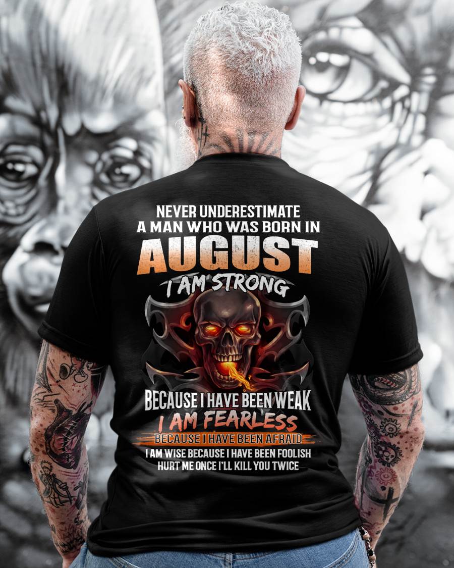 AUGUST SHIRT, I AM FEARLESS – SNOW MALE08 (SKU2602-173-08)