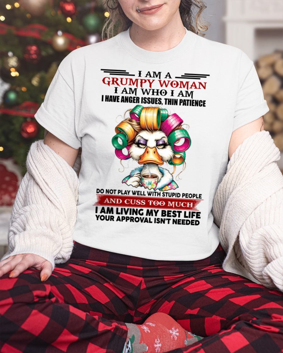GRUMPY WOMAN - BIRTHDAY SHIRT FOR WOMEN - FMA / SNOW00 (SKU26T-01-22-00)