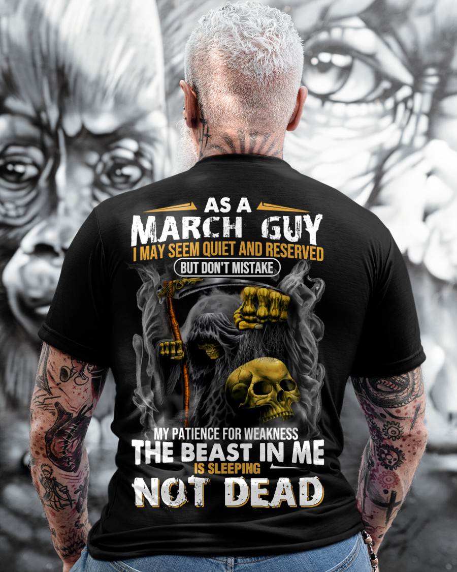 MARCH, I MAY SEEM QUIET AND RESERVED BUT DON’T MISTAKE – SNOW MALE03 (SKU08-82-03)